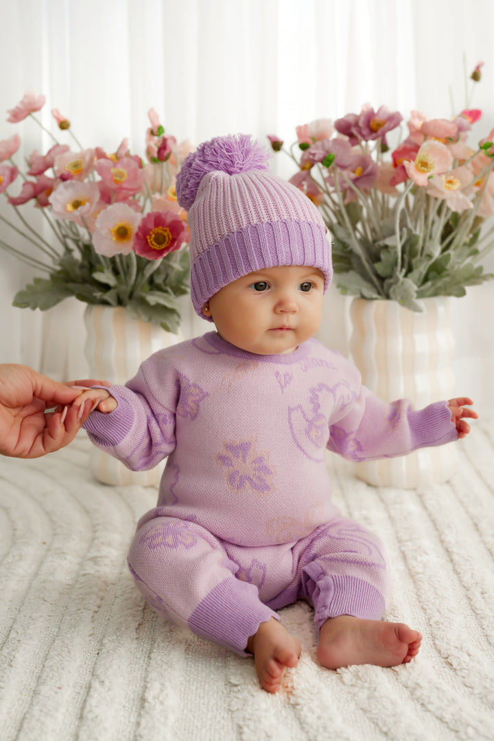 Knitted Jumpsuit - Swan