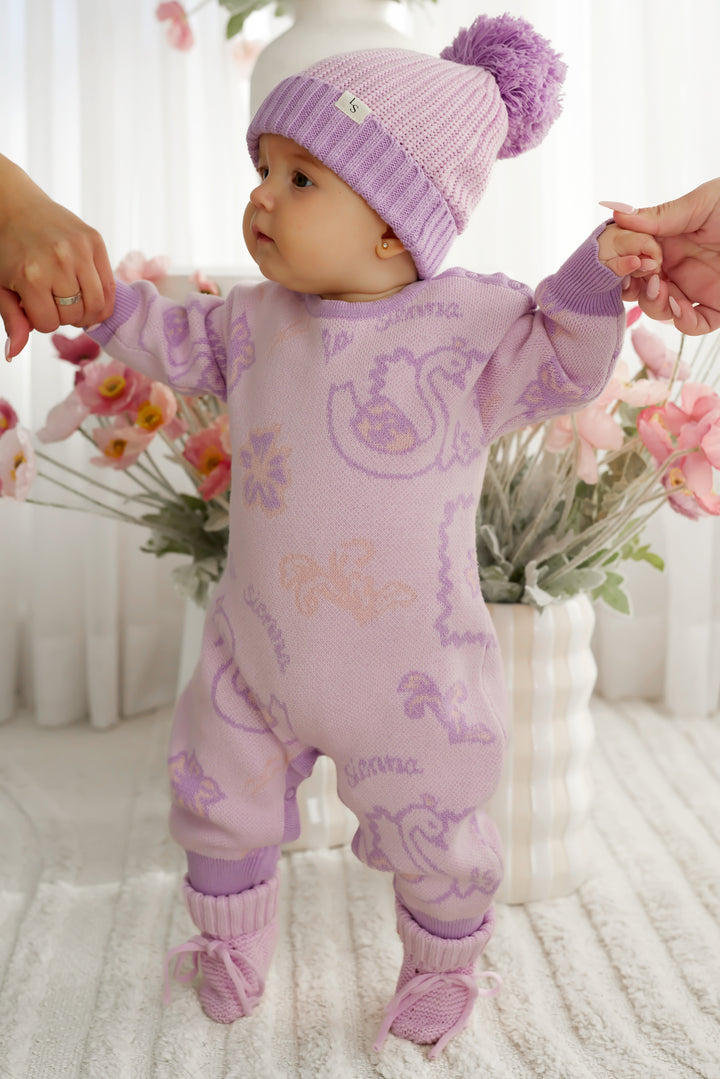 Knitted Jumpsuit - Swan