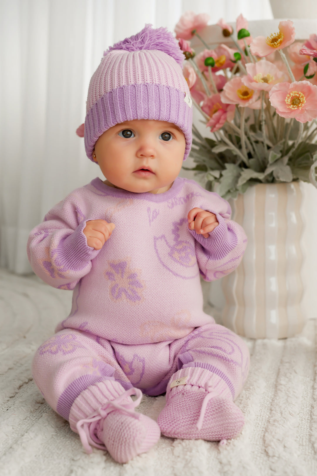 Knitted Jumpsuit - Swan