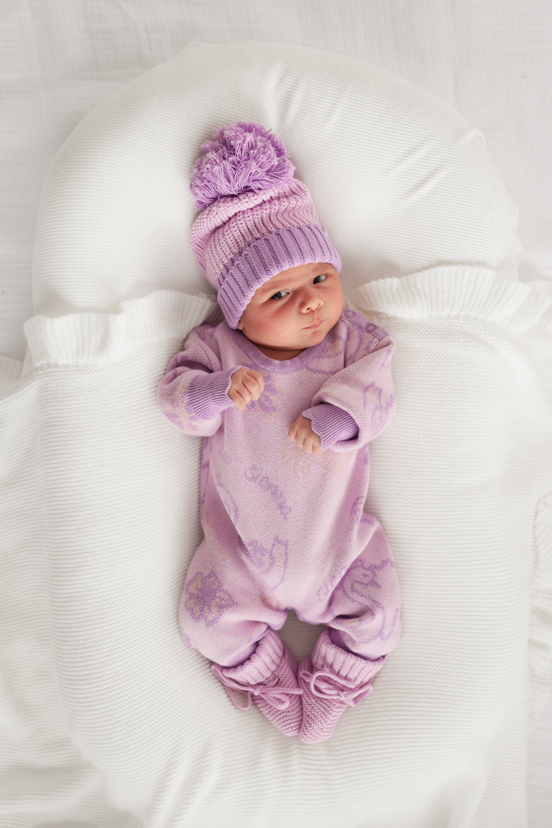 Knitted Jumpsuit - Swan