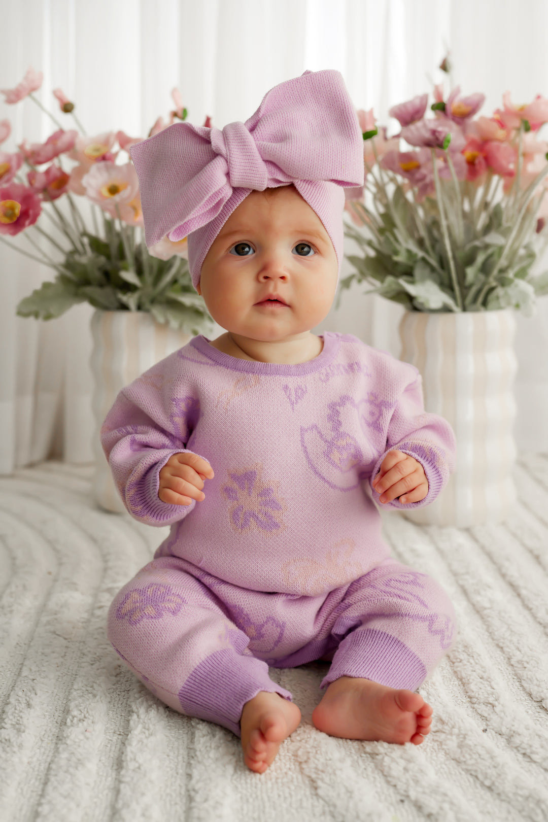 Knitted Jumpsuit - Swan