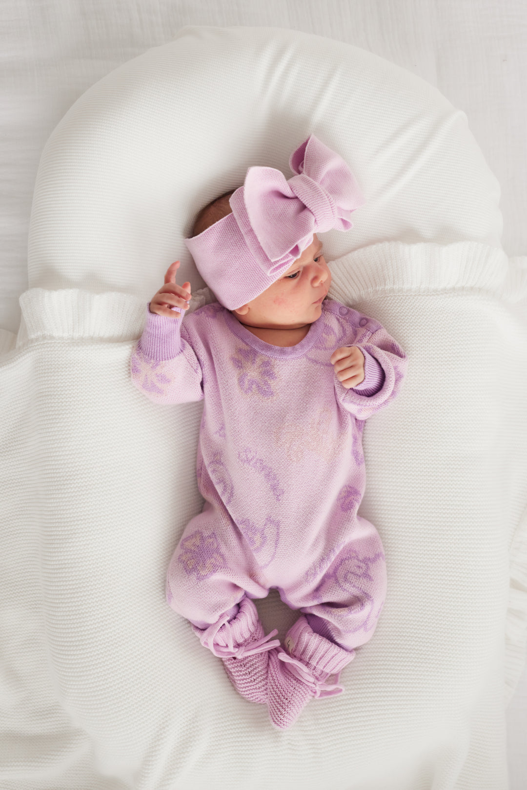 Knitted Jumpsuit - Swan