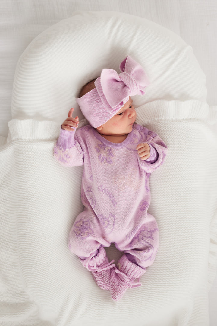Knitted Jumpsuit - Swan