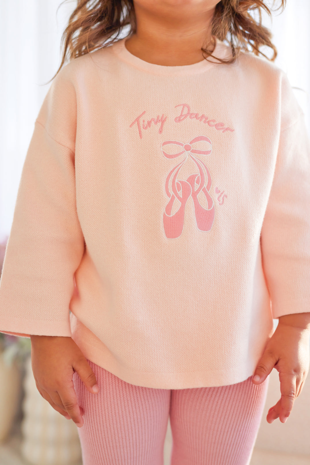 Knitted Long Sleeve Tee - Tiny Dancer