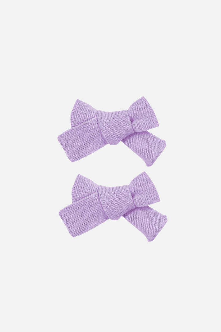 Knitted Mini Bows - Wisteria