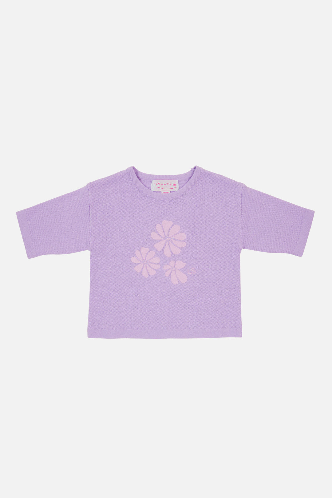 Knitted Long Sleeve Tee - Wisteria