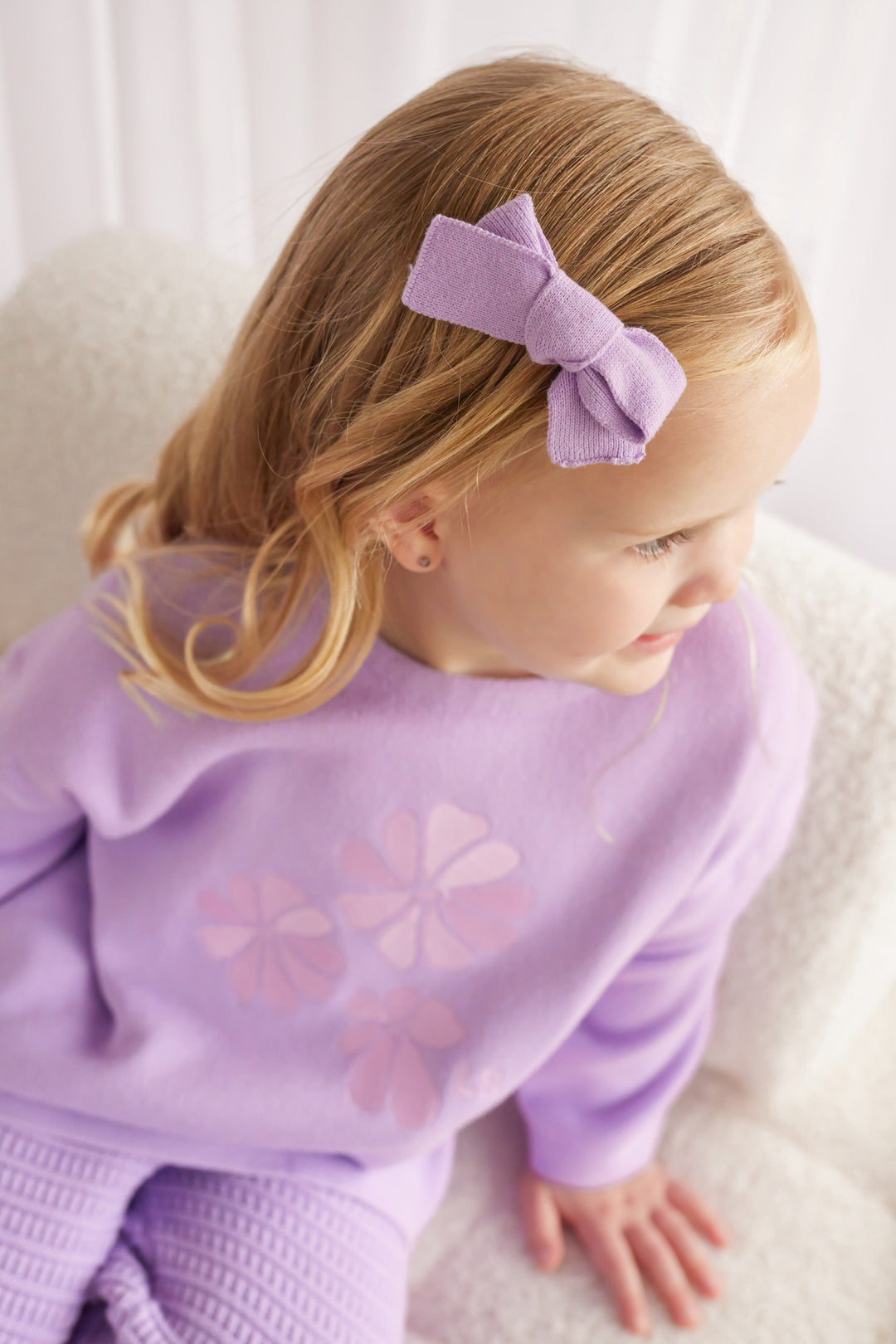Knitted Mini Bows - Wisteria