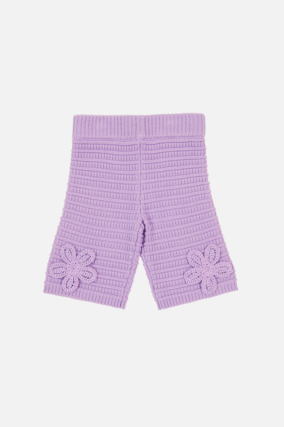 Knitted Wide Leg Pants - Wisteria