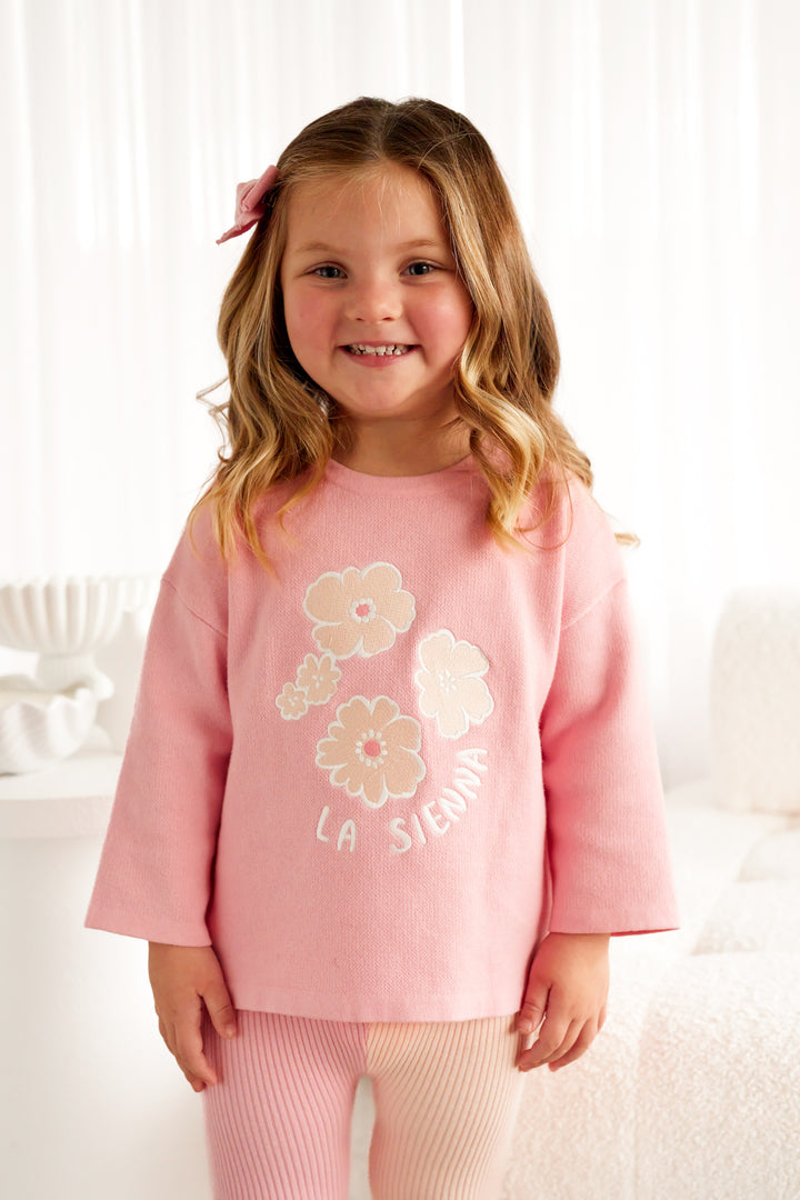 Knitted Long Sleeve Tee - Belle