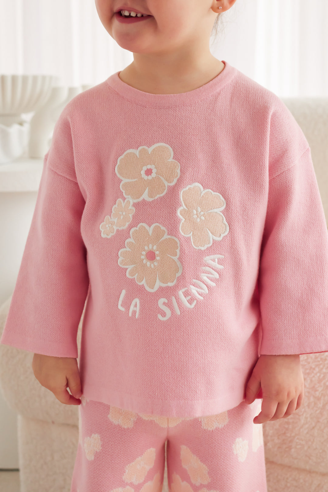 Knitted Long Sleeve Tee - Belle