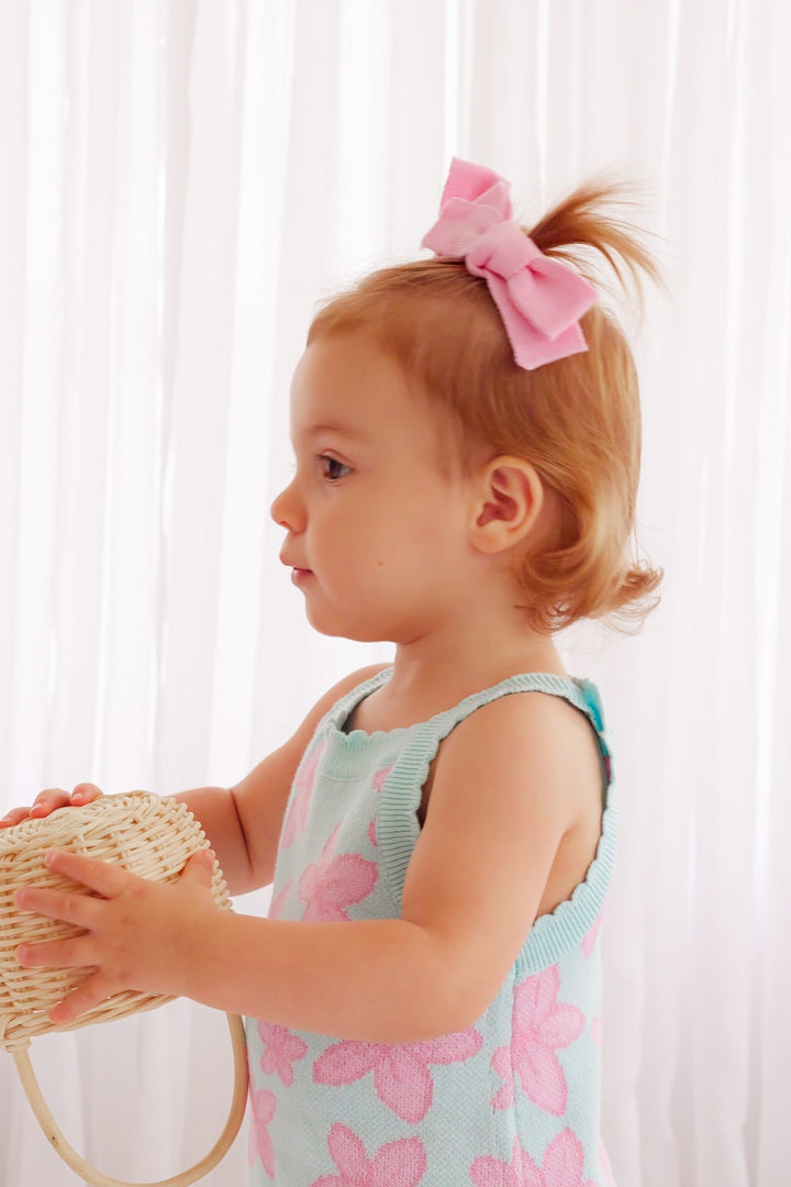 Knitted Mini Bows - Pink Bloom