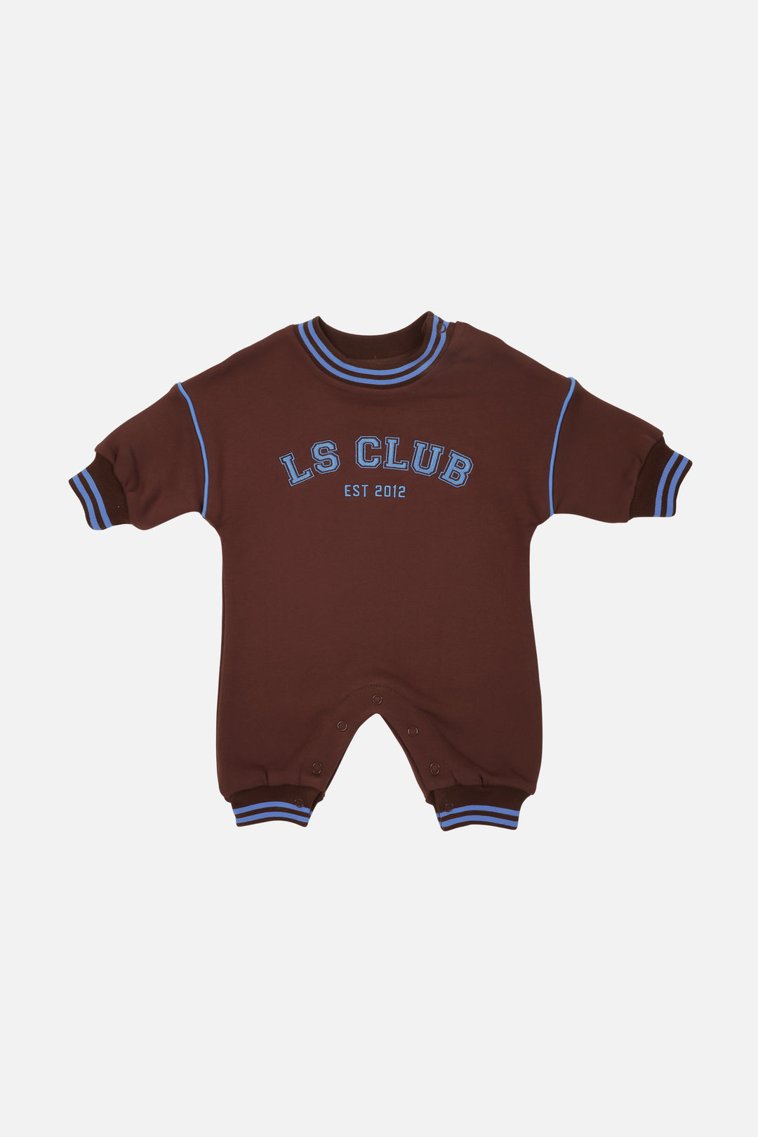 Crew Logo Romper - Chocolate