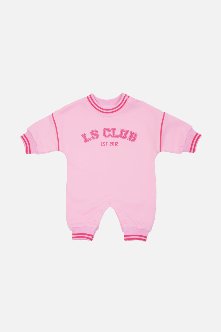 Crew Logo Romper - Pink