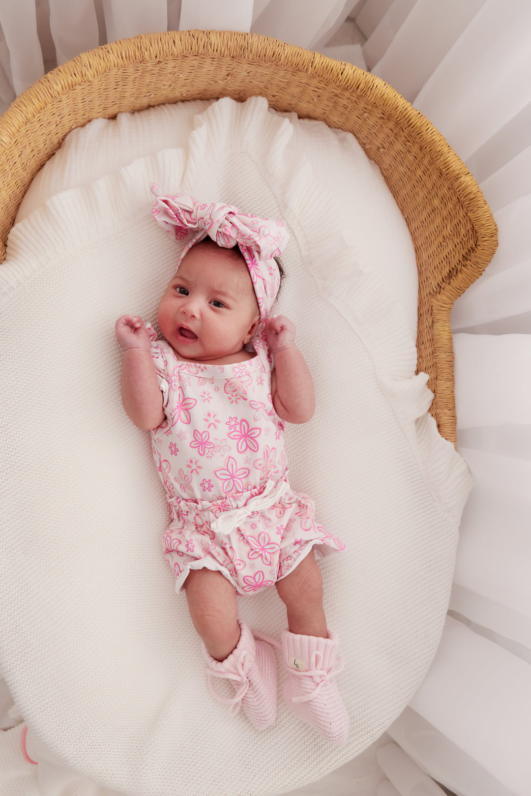 Floral Singlet & Shorties Set - Luella