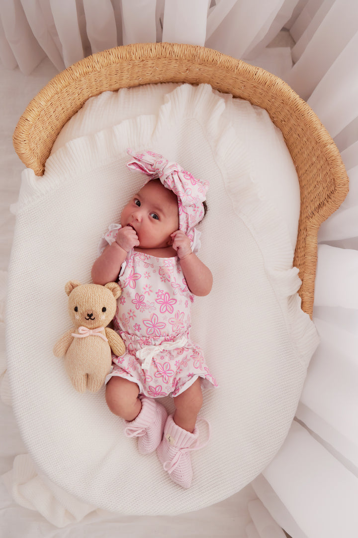 Floral Singlet & Shorties Set - Luella