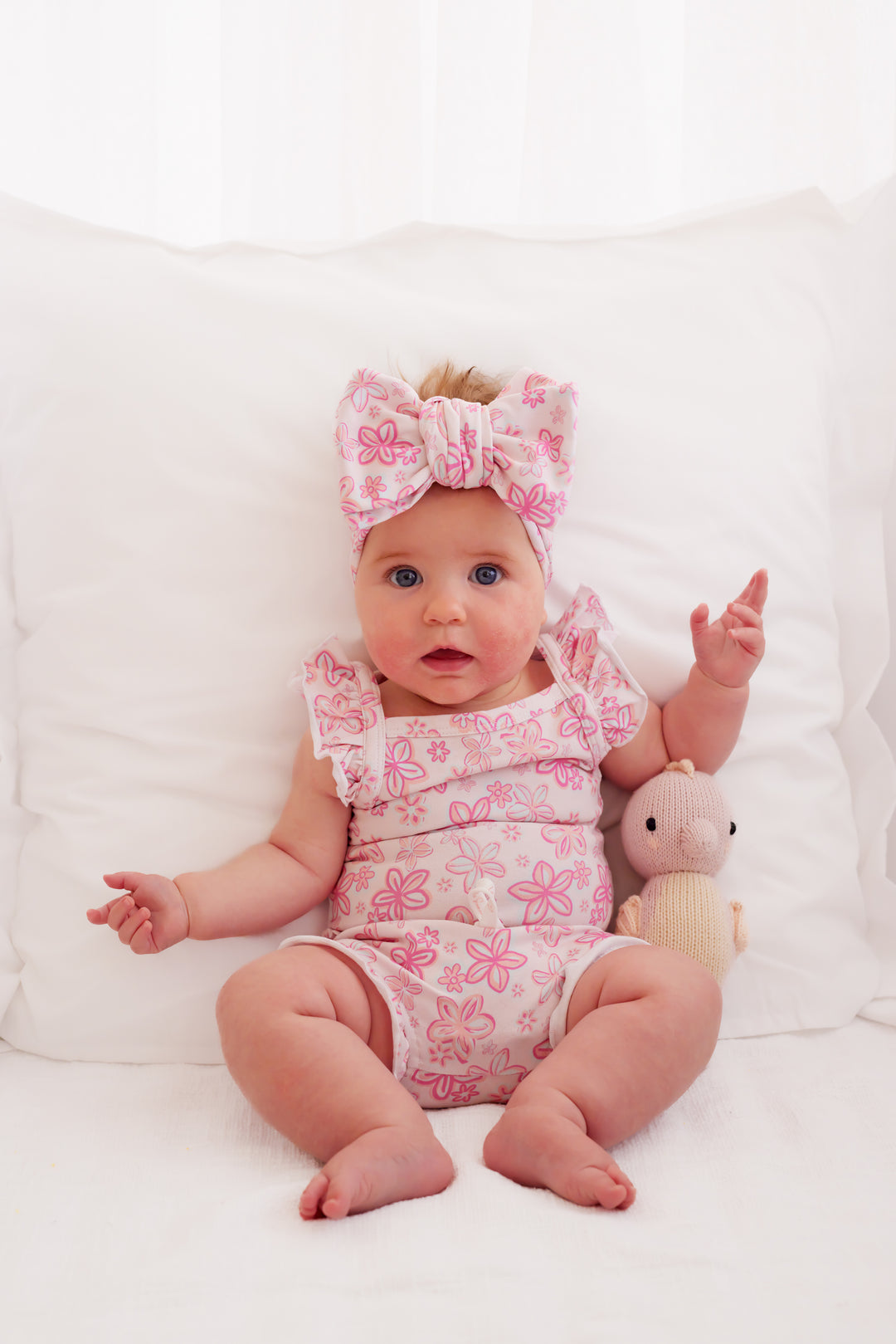 Floral Singlet & Shorties Set - Luella