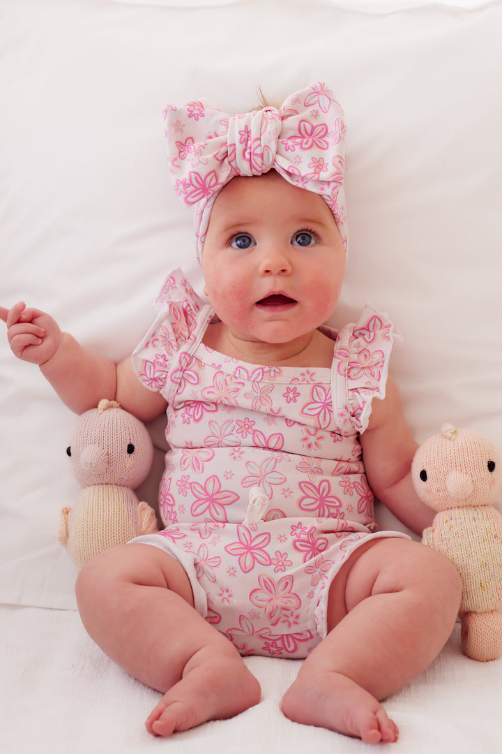 Floral Singlet & Shorties Set - Luella