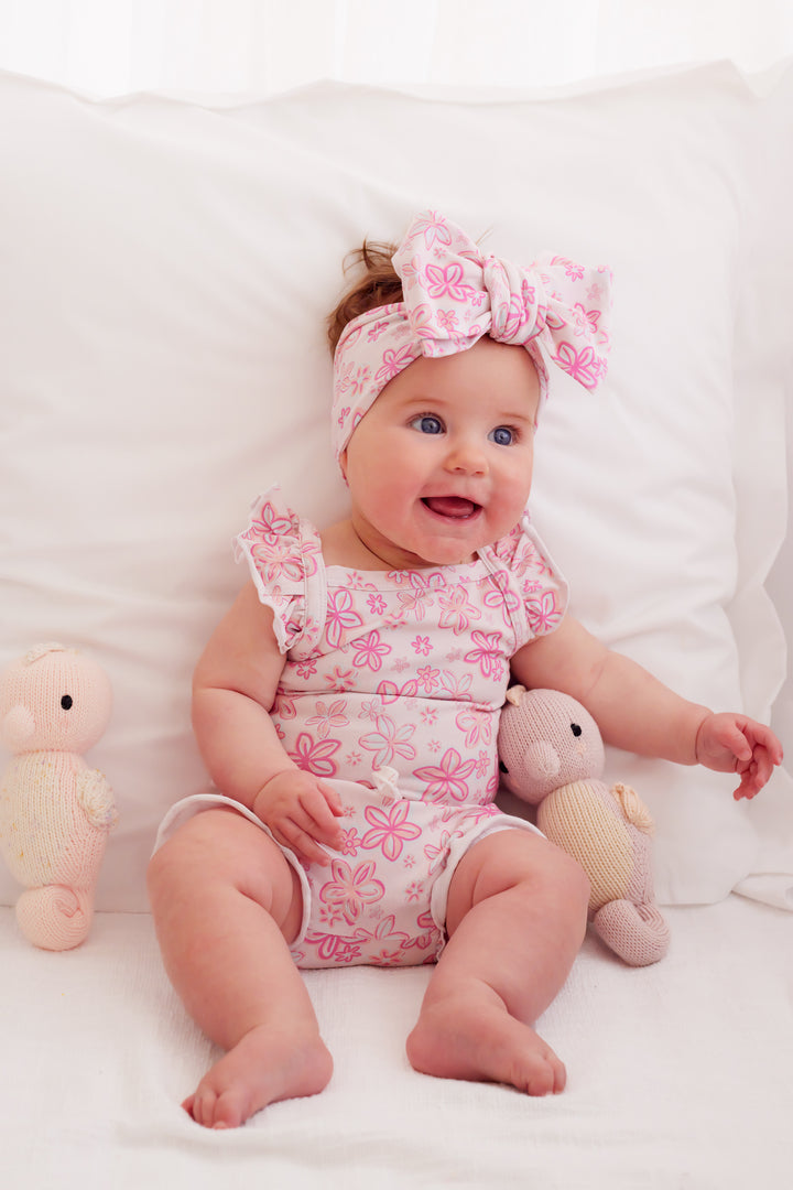 Floral Singlet & Shorties Set - Luella