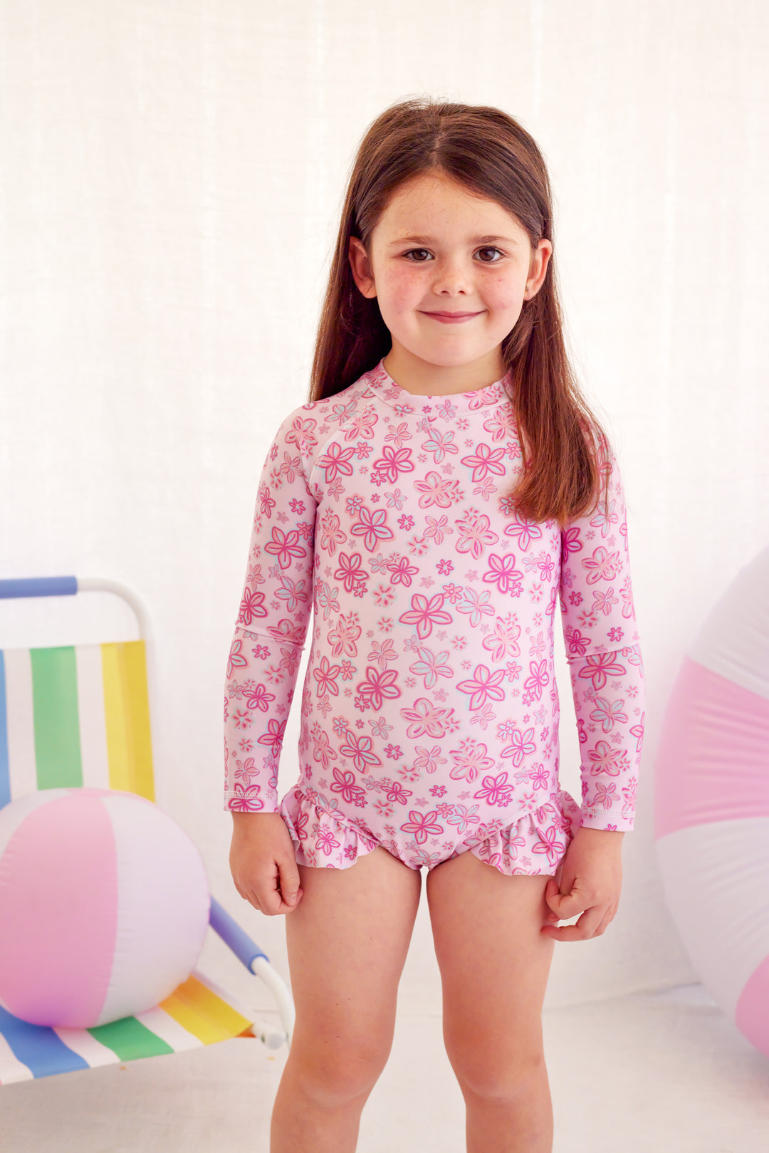 Long Sleeve Swimsuit - Luella