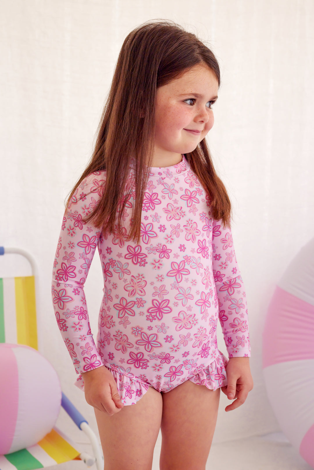 Long Sleeve Swimsuit - Luella