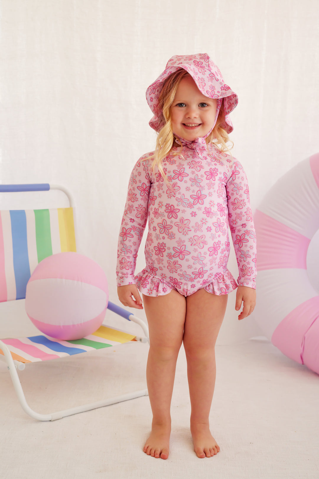 Long Sleeve Swimsuit - Luella