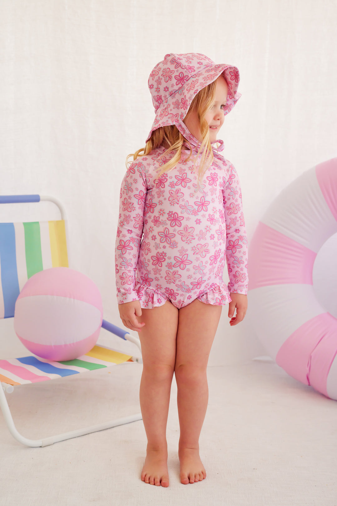 Long Sleeve Swimsuit - Luella