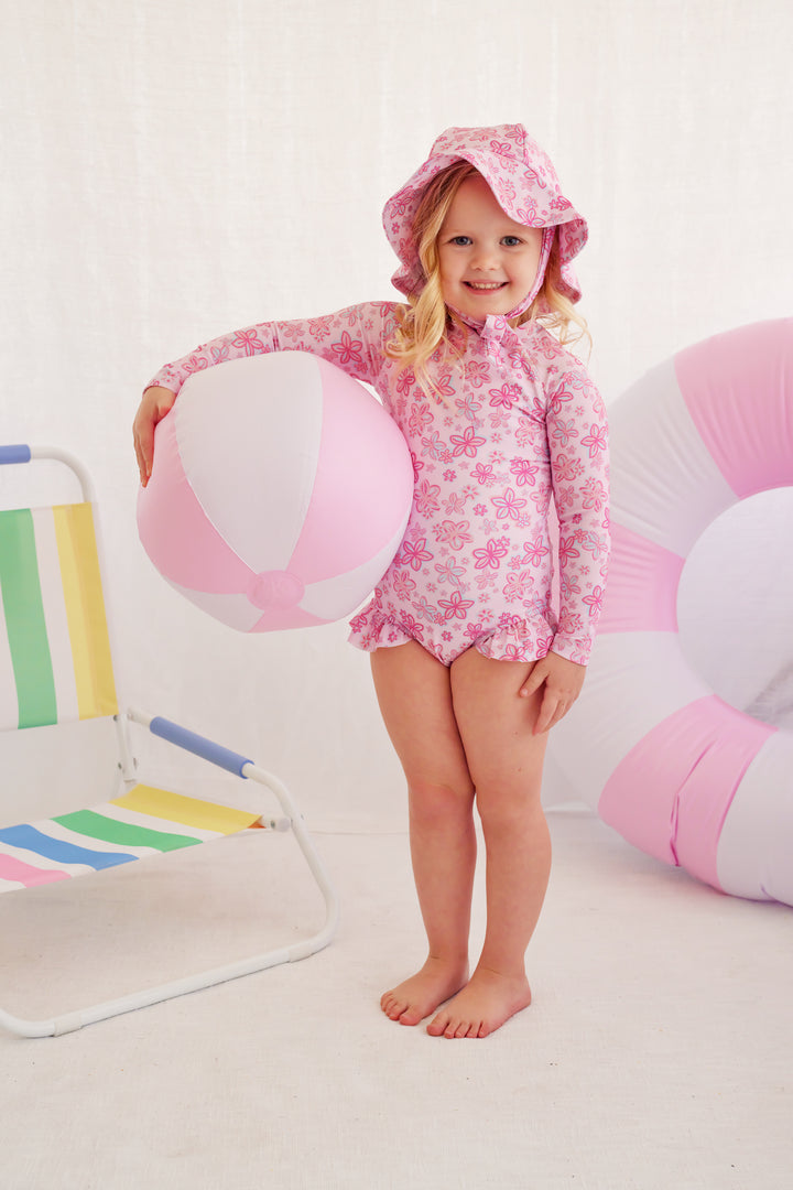 Long Sleeve Swimsuit - Luella