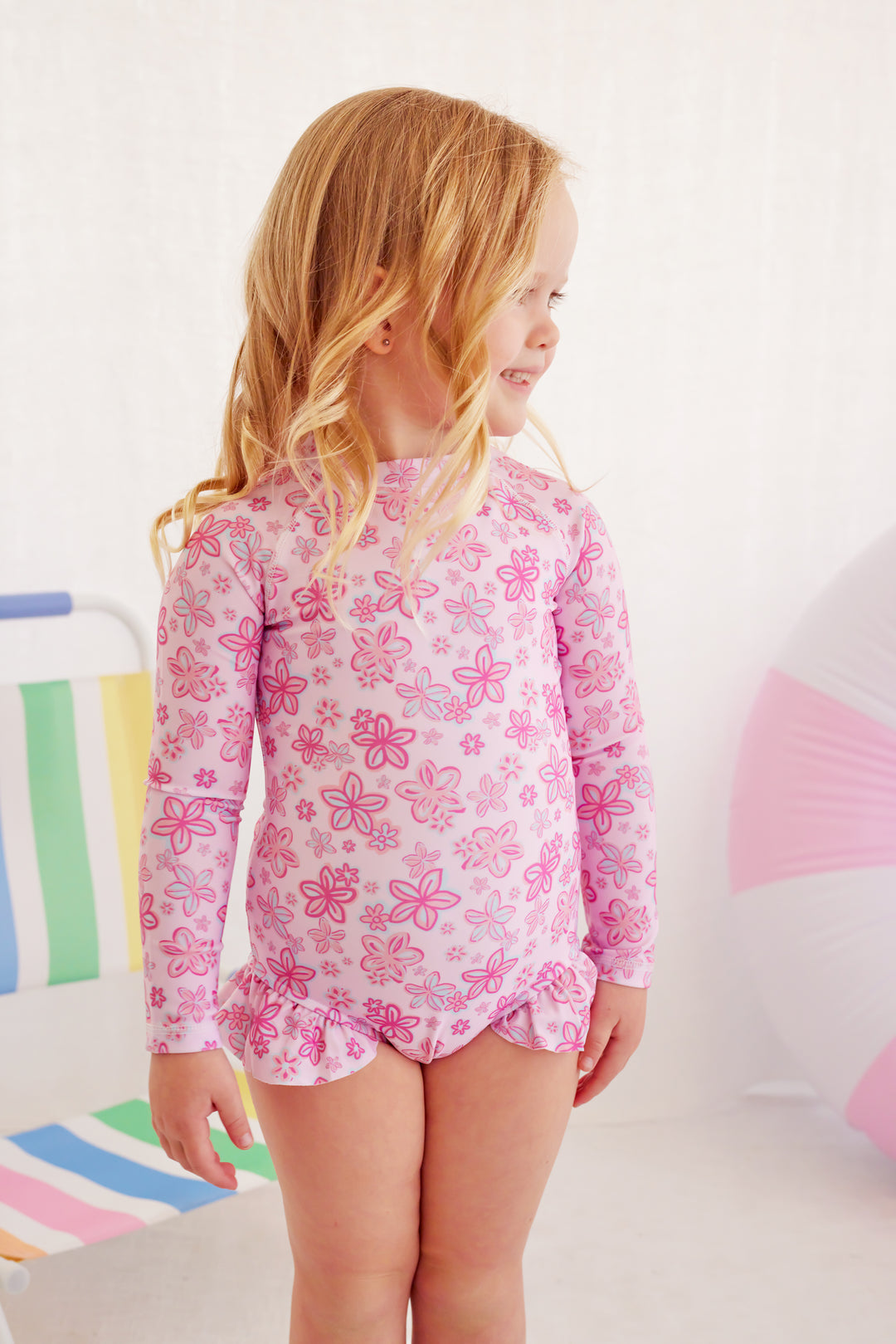Long Sleeve Swimsuit - Luella