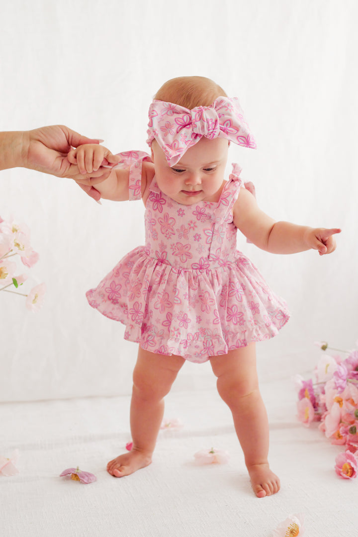 Tie up Romper - Luella