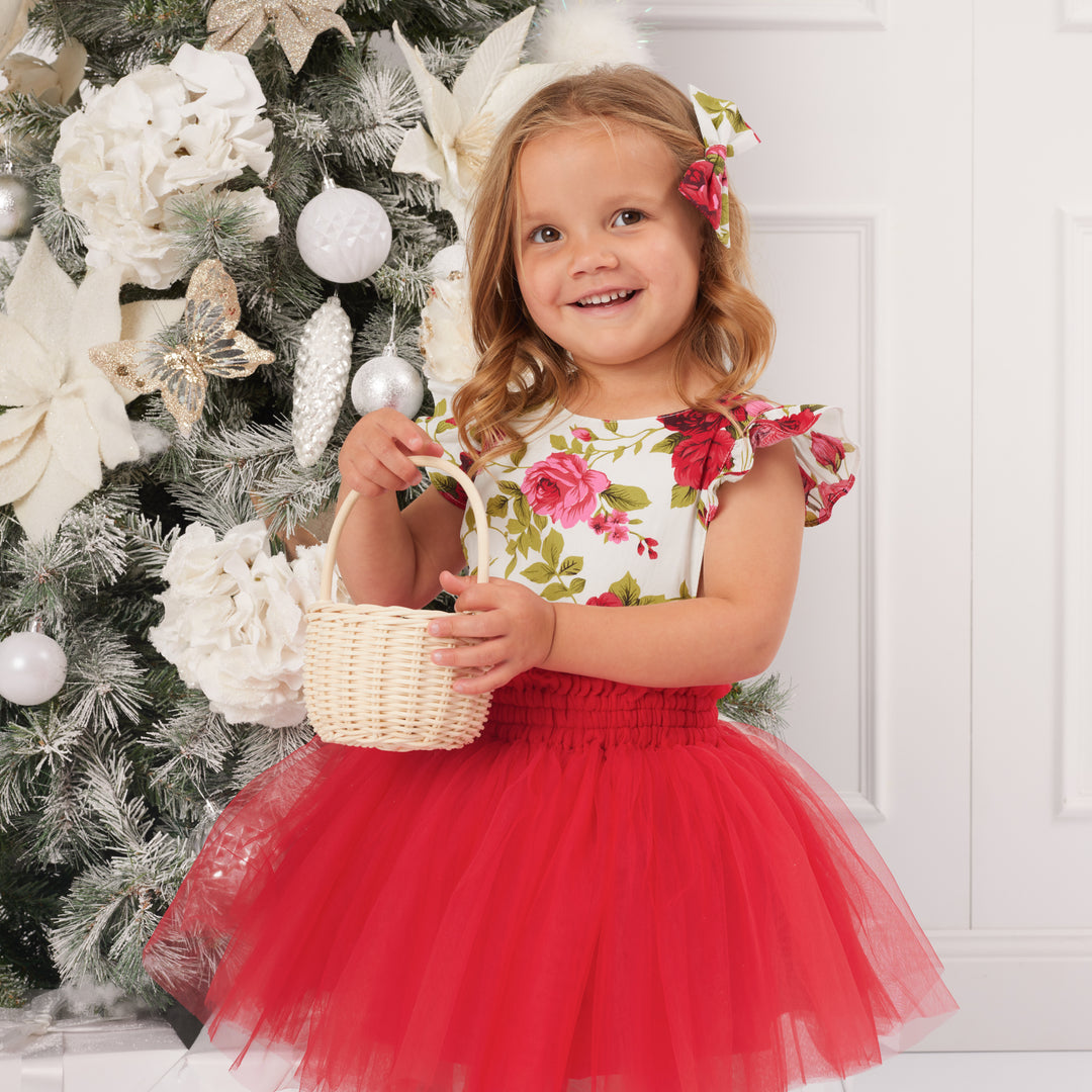 red tutu dress for girl Petite Hailey Girl's FRILL LAYERED TUTU DRESS