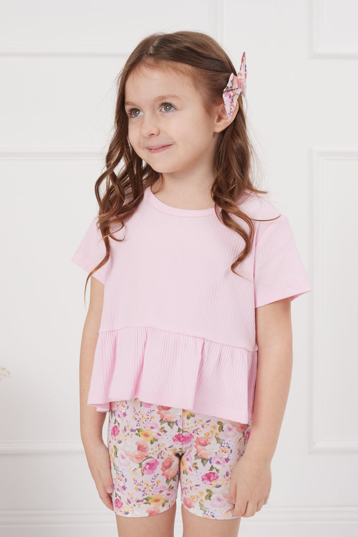 Cozy Ruffle Top - Pink Lemonade