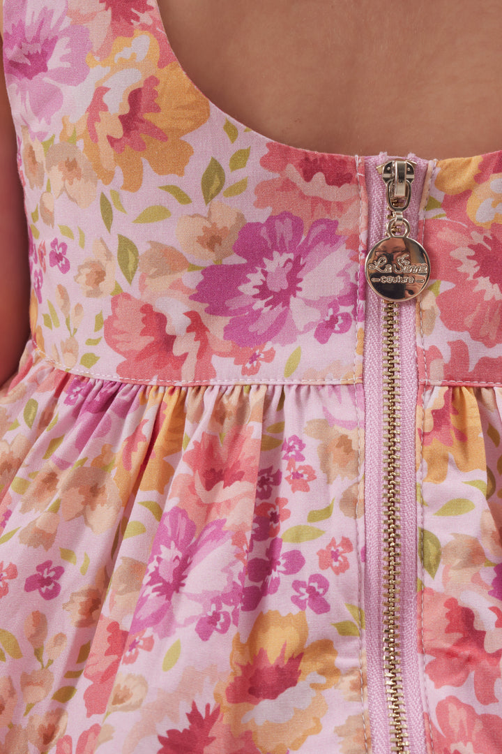 Ruffle Zipper Dress - Capri