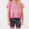 Floral Bike Shorts - Veronica