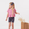 Floral Bike Shorts - Veronica
