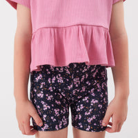 Floral Bike Shorts - Veronica