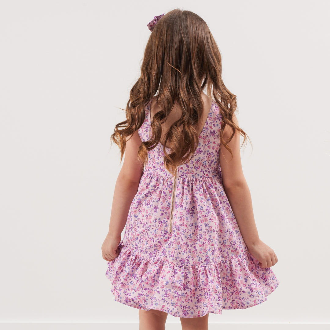 Ruffle Zipper Dress - Florence
