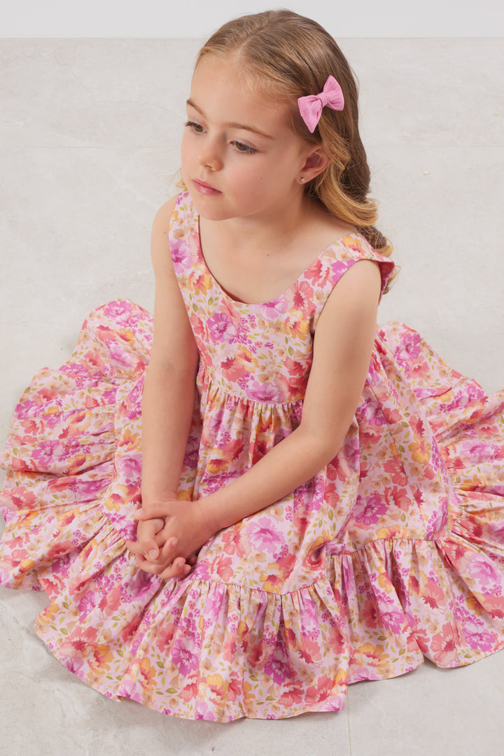 Ruffle Zipper Dress - Capri