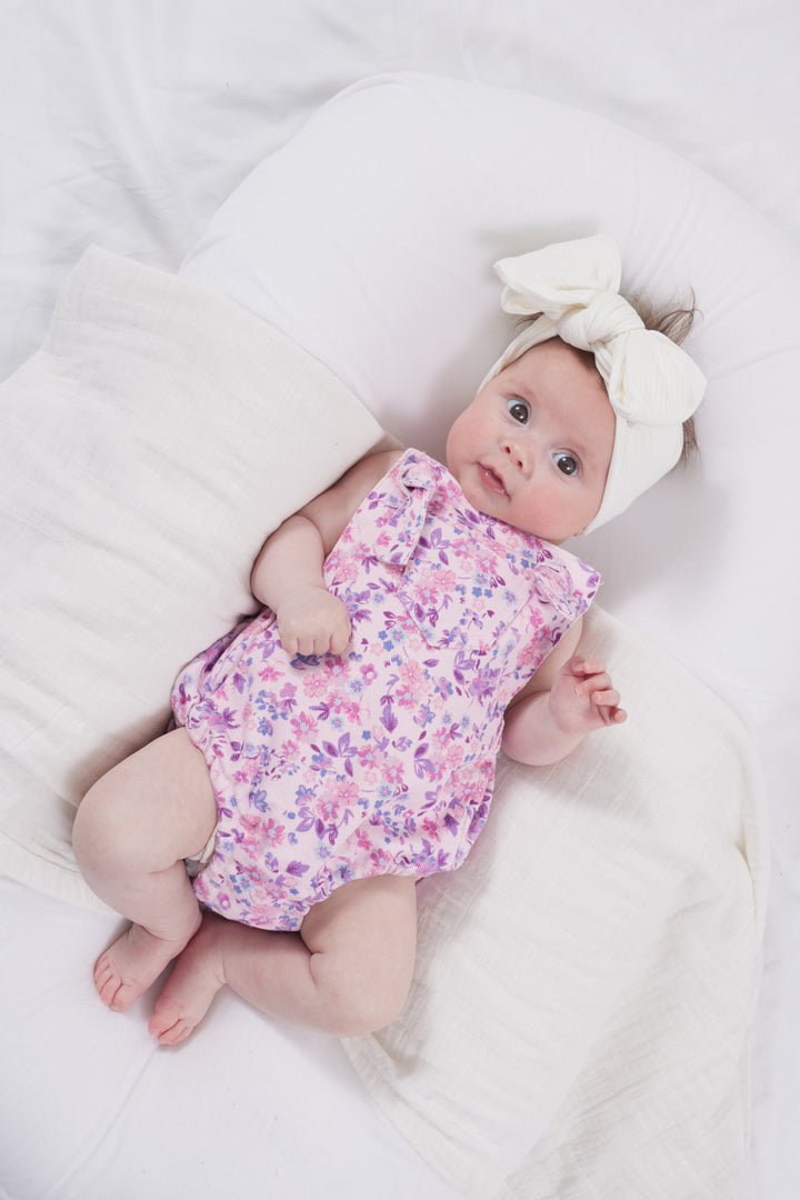 Floral Overall Romper - Florence