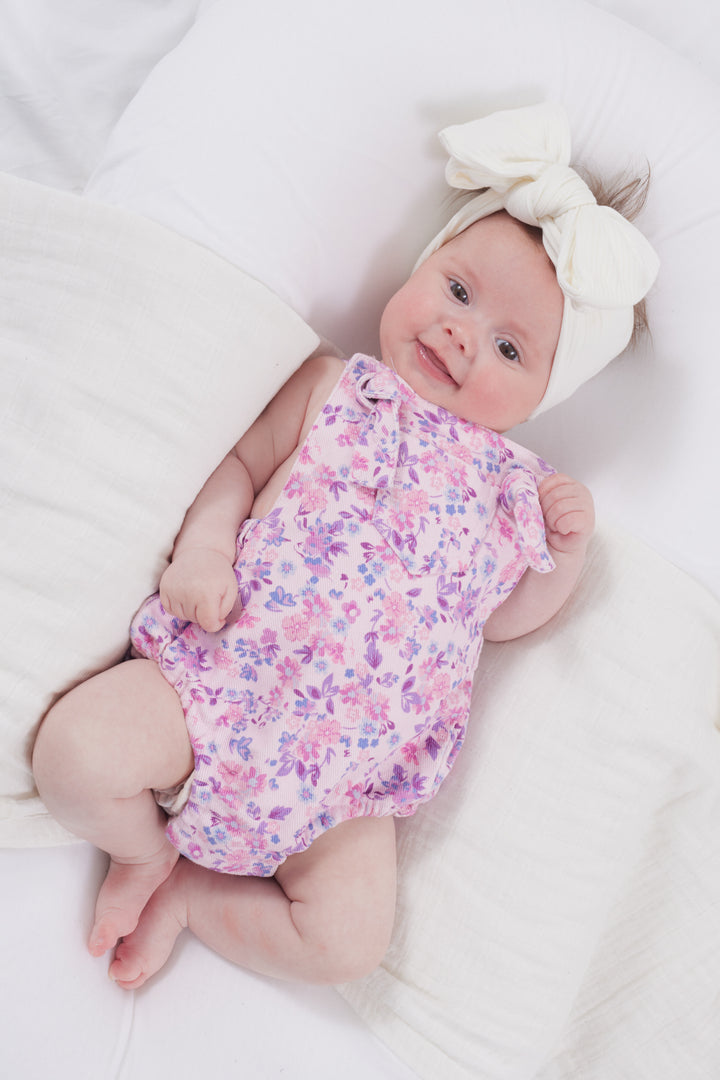 Floral Overall Romper - Florence