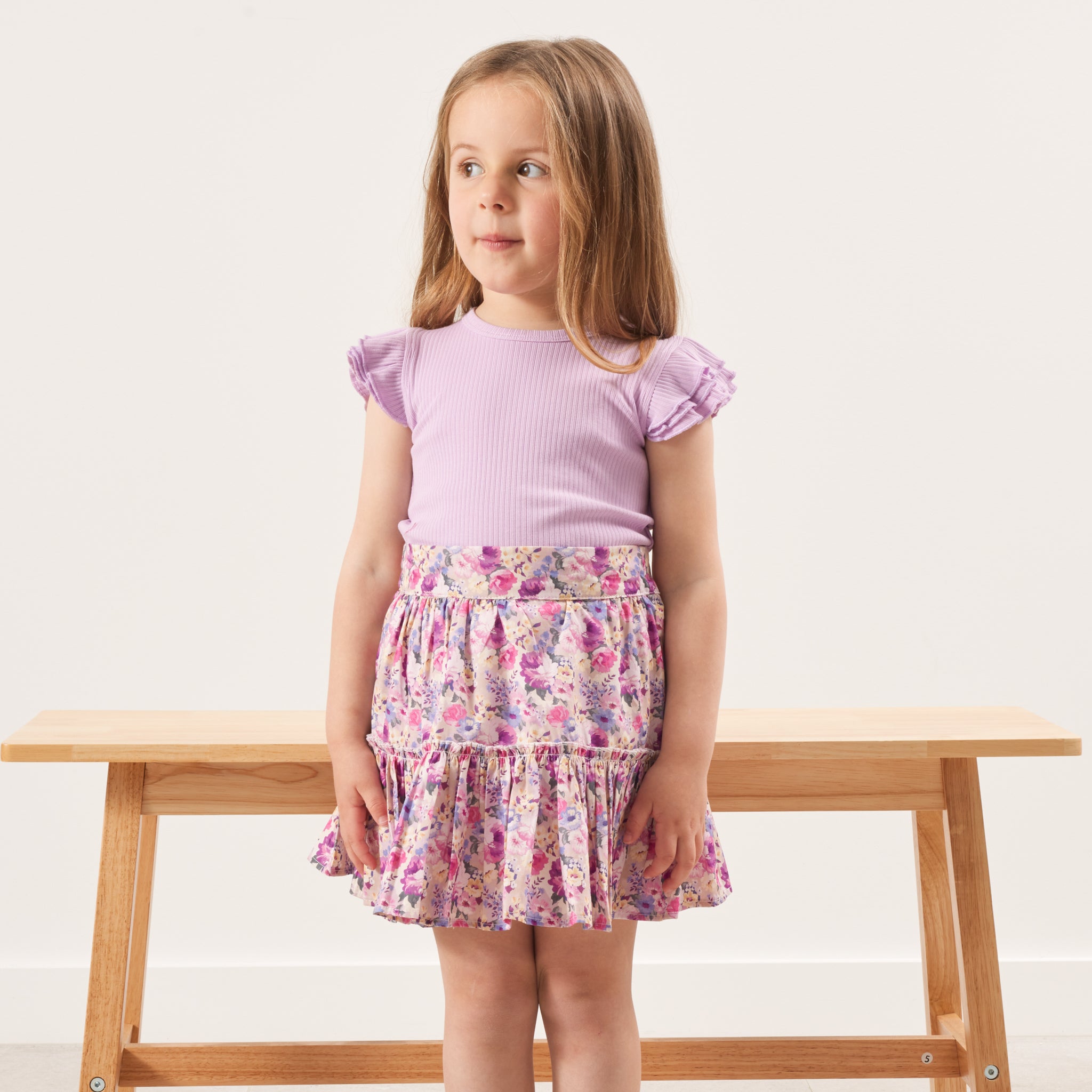 Ruffle Suspender Skirt - Talulah – La Sienna Couture