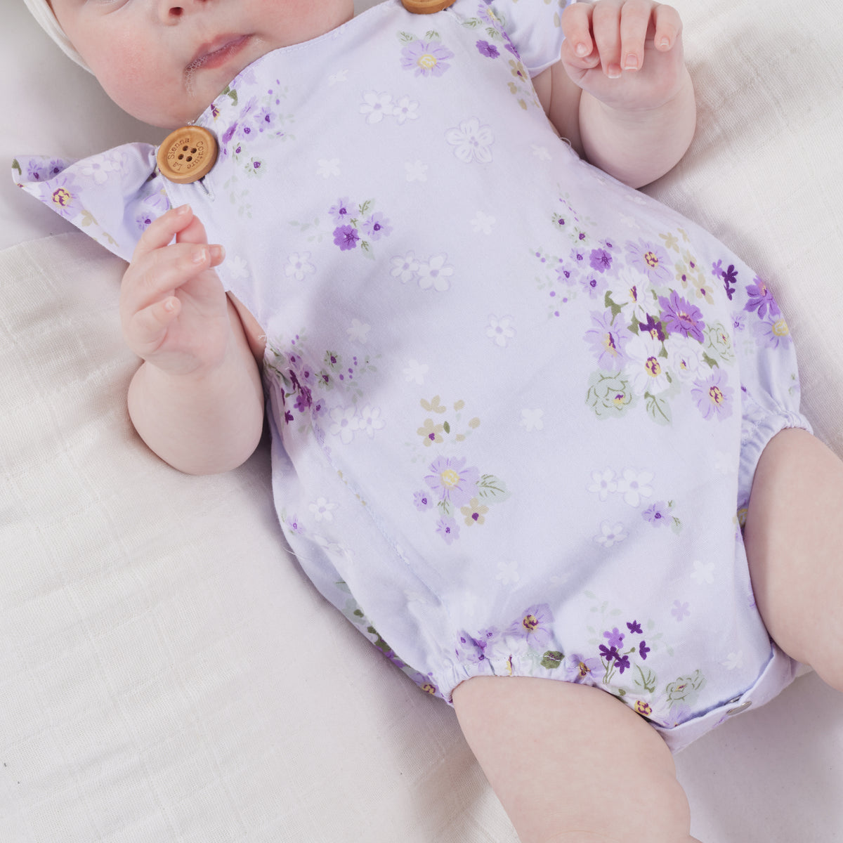 Button Romper - Quinn