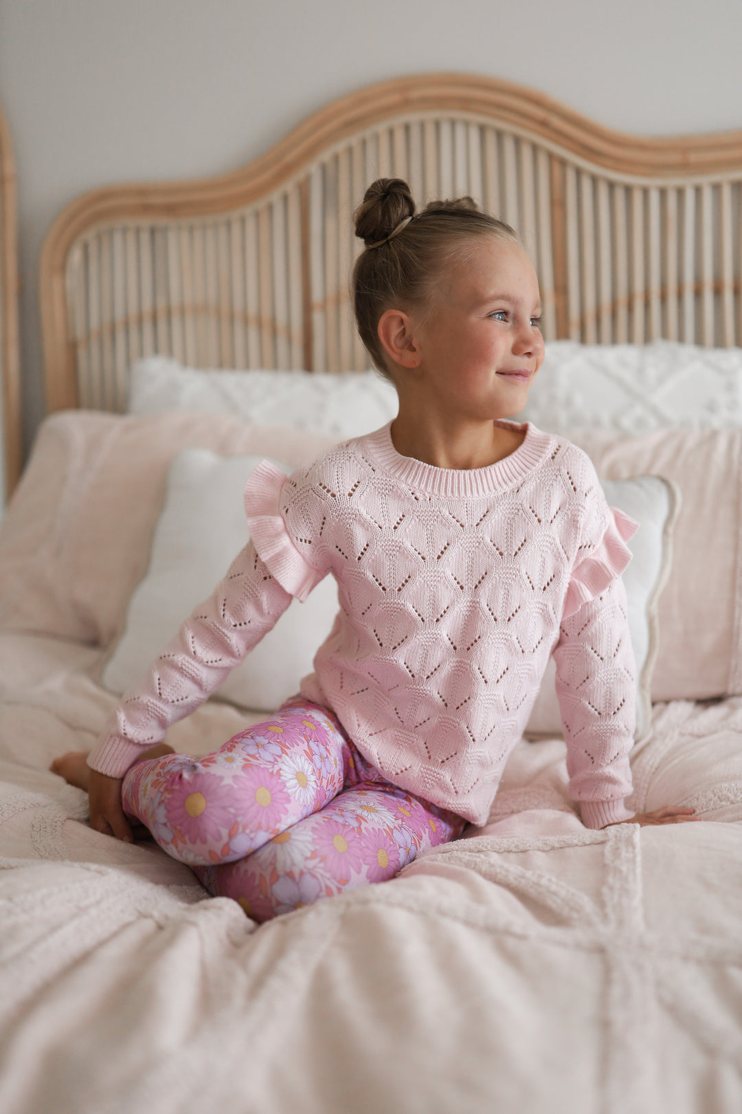 Jessie Flutter Knit - Ballerina Pink