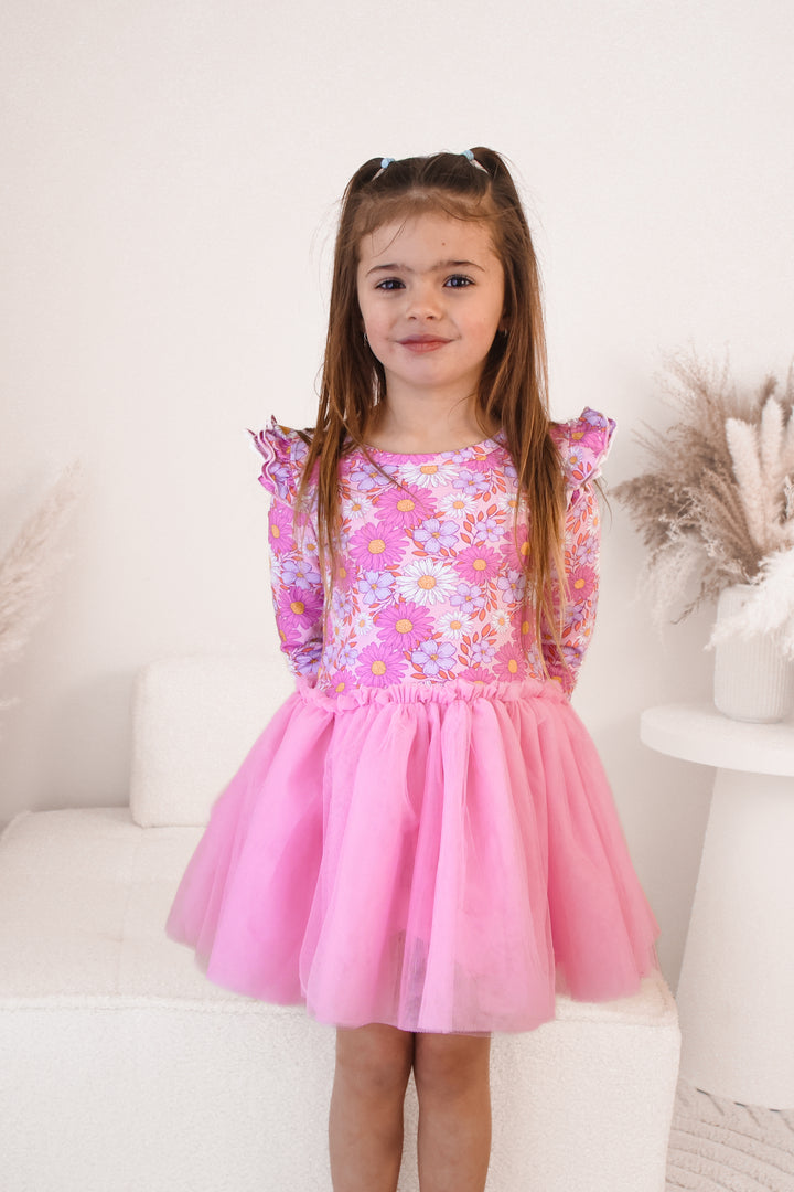 Long Sleeve Tutu Dress - Leilani
