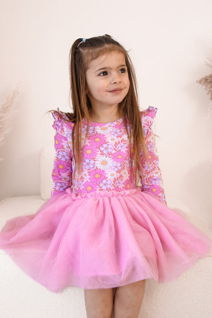 Long Sleeve Tutu Dress - Leilani