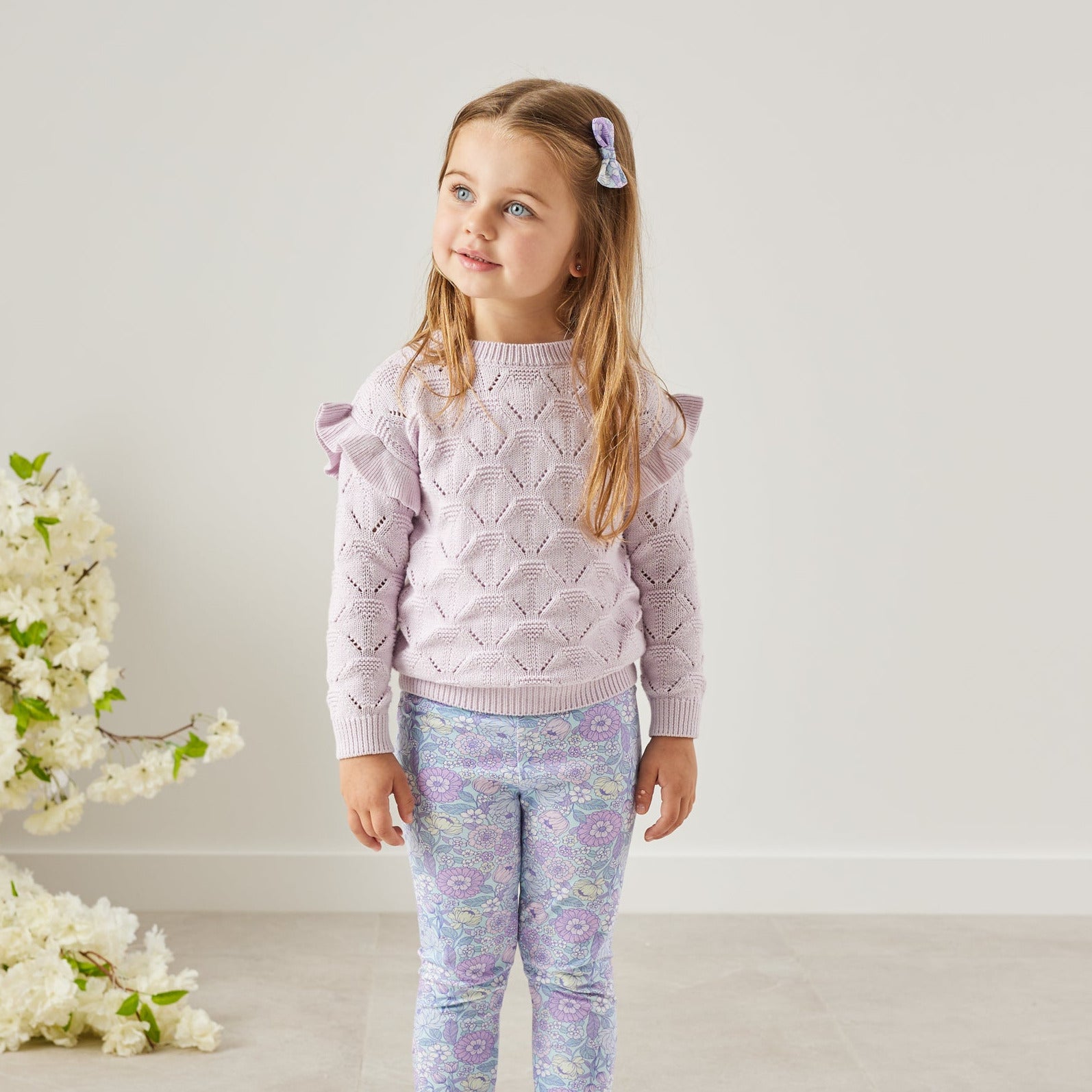 Jessie Flutter Knit - Lilac Blossom