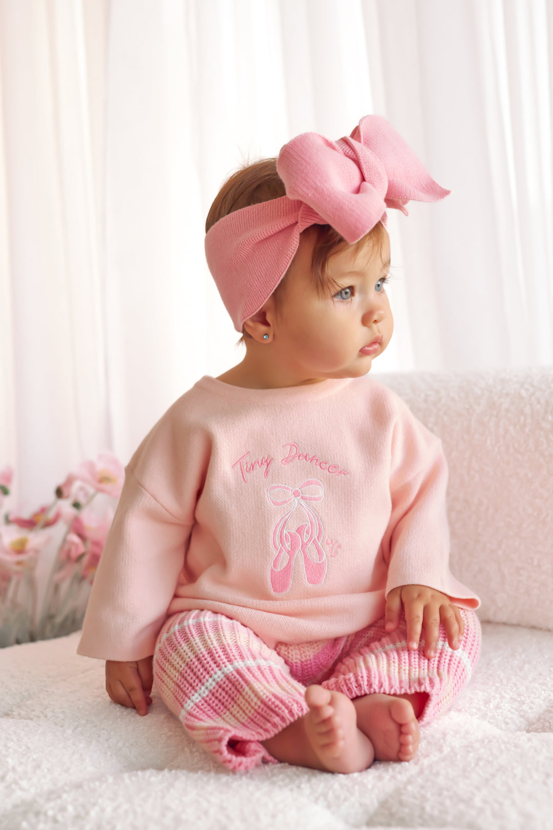 Knitted Long Sleeve Tee - Tiny Dancer
