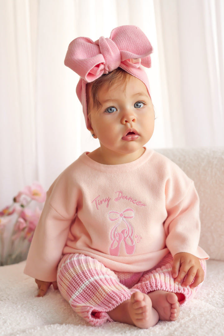 Knitted Long Sleeve Tee - Tiny Dancer