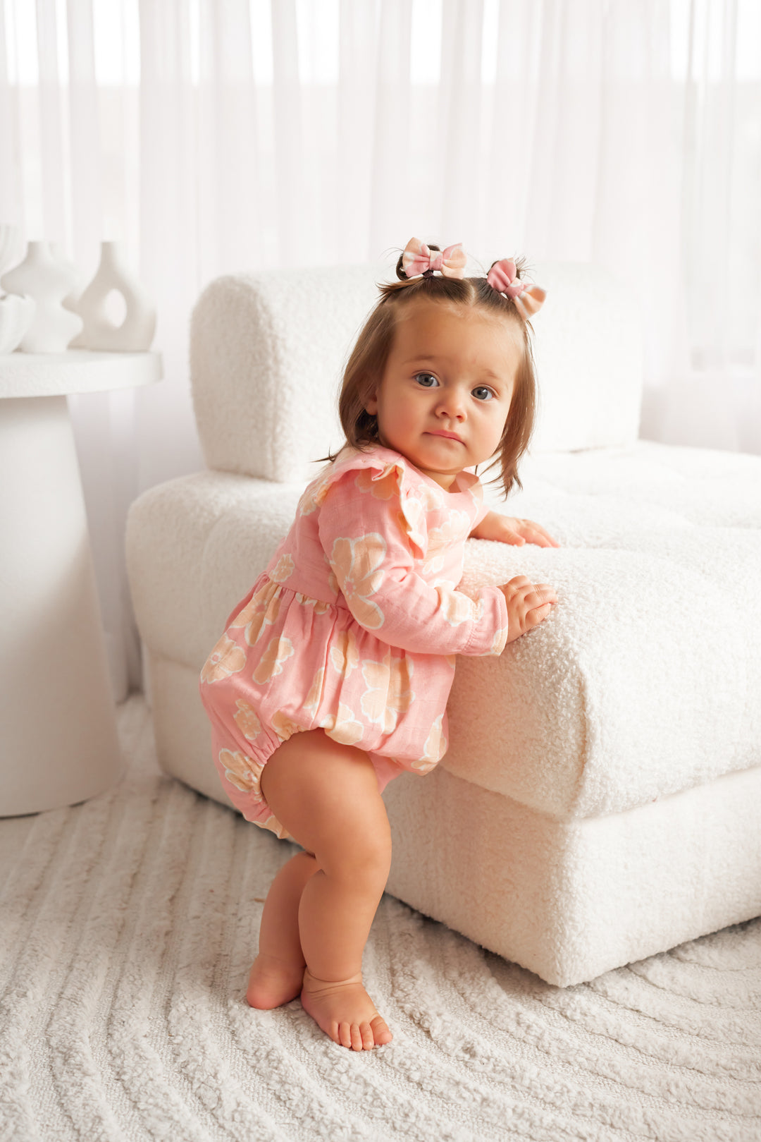 Muslin Frill Romper - Belle