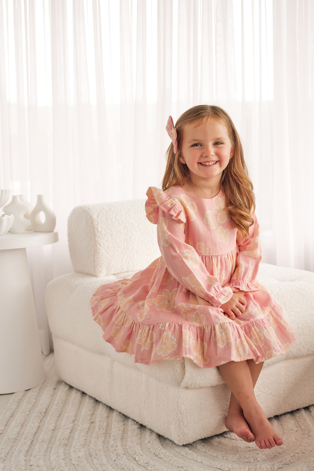 Muslin Ruffle Dress - Belle