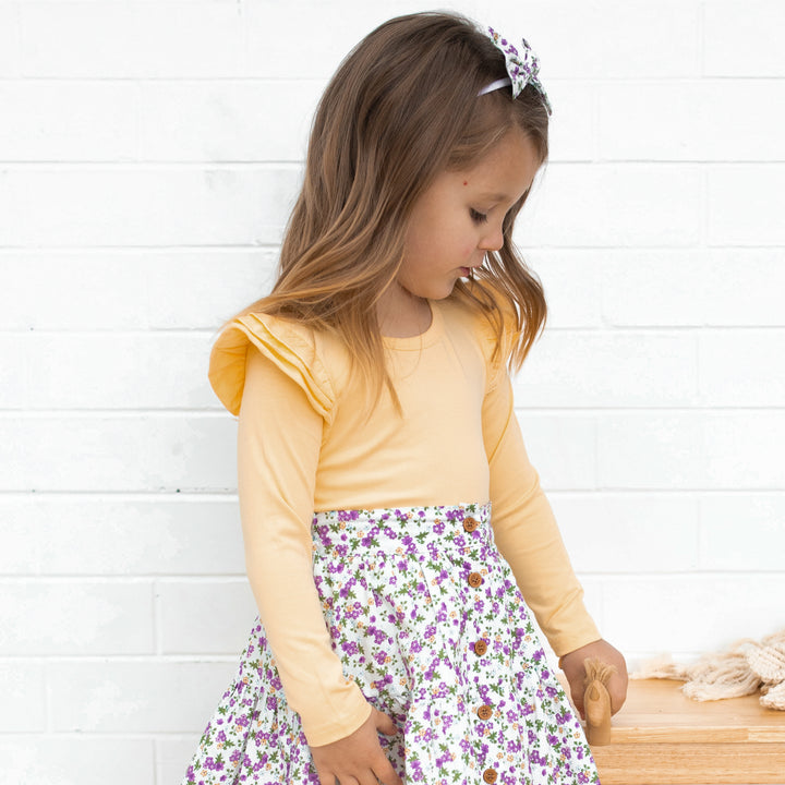 Long Sleeve Flutter - Mango